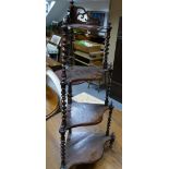 Victorian rosewood four tier Whatnot,