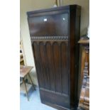 20th Century Mahogany paneled single door wardrobe