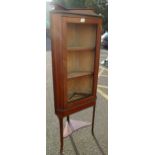 Edwardian inlaid mahogany corner unit