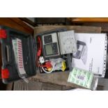 Meggar branded PAT120 Series portable appliance tester alongside a TES branded light meter (2)