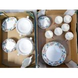 A large collection of Booths Floradora pattern tea / dinner ware to include cups & saucers,