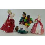 Royal Doulton character figure The Old Balloon Seller HN1315,