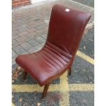 Mid-Century retro leather chair