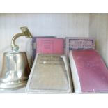 large brass ships bell,