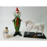 A Beswick Spirit of Freedom horse together with a Royal Doulton figure Treasure Island H/N 2243 and