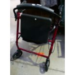 Drive branded light weight aluminum red wheel chair