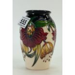 Moorcroft Anna Lily vase designed by Nicola Slaney. height 12.