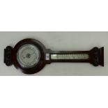 Mahogany Armstrongs Manchester Aneroid barometer