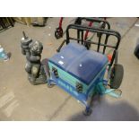 Milo Gearbox branded tackle/fishing box with trolley,