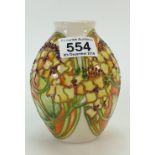 Moorcroft Hydrangea vase, trail piece dated 16/5/17. Height 12.