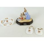 Royal Doulton bunnykins tableau Bathnight DB241 (cert),