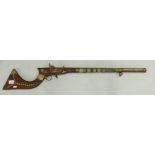 Percussion rifle of Indian / Middle Eastern origin.