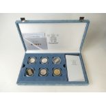 THE MASTERPIECE MILLENNIUM COLLECTION FROM THE ROYAL MINT a collection of 24 silver proof coins