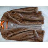 Good quality mink fur jacket and cover,