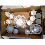 A part Paragon Michele tea set to include 6 cups,