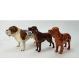 Beswick dog figures Bulldog 965,