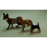 A Beswick fox model 1016A (chip to foot),