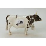 Beswick Ayrshire bull 1454B (restoration to end of one horn)