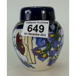 moorcroft Butterflies ginger jar. Height