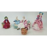 A collection of Royal Doulton figures in