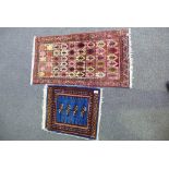 2 Small prayer mats