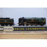 Wrenn BR w country Dorcher with 5 BR green MKI coaches