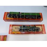 Hornby 00 Gauge four southern railways locomotives R261 SR 0-6-0 E2 Tank, R103 SR 0-4-4 M7, R583