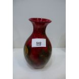 Flambe Royal Doulton vase by 'Noke'