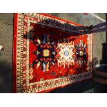 Modern Turkish carpet having 3 central medallions 308cm x 216cm