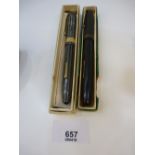 Vintage box Conway Stweart fountain pen and another