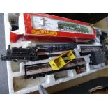 Hornby 00 gauge locomotive 'Evening Star' boxed and a quantity intercity carriages and accessories