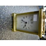 A modern carriage clock by Bayard