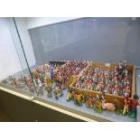 A quantity of toy soldiers to include some Britain’s lead soldiers