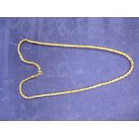 18ct yellow gold articulated style neckchain, stamped 750 approx 9.6g