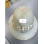 A WWII Zuckerman special fire patrol helmet