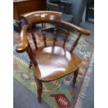 A smoker's bow tub chair