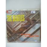 The Beatles LP, Please Please Me on blue vinyl with gold label