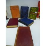 Collection of vintage books including Tom Brown’s School - Days, Many Inventions by Rudyard Kipling