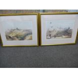 Two coloured prints of Jerusalem after David Roberts