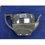 An Edwardian silver teapot similar to the previous lot, Cher 1901, makers mark W.A 17cm high