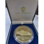 A Royal Brompton 150th Anniversary medallion, 1844 - 1994 in fitted case