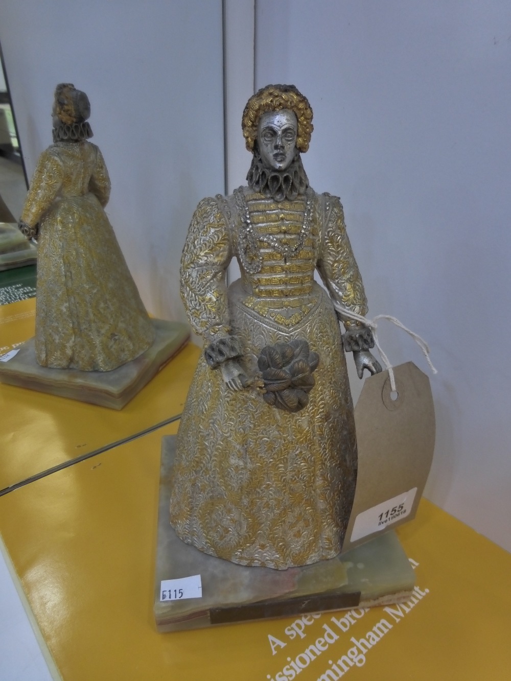 Bronze sculpture of Elizabeth I by Anna Danedin Limited Edition of 500 created for the Birmingham