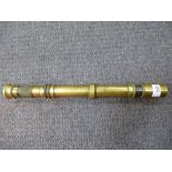 A W Watson and Sons brass Military sighting telescope No 2113