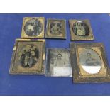 A small quantity of Victorian daguerrotypes