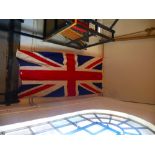 An old Great Britain flag, approximately 276 x 120cms