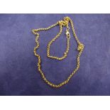 9ct yellow gold neck chain clasps stamped 375 7.2g