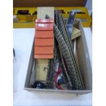 Hornby Dublo 0-6-2 tank passenger train set in box, track and similar