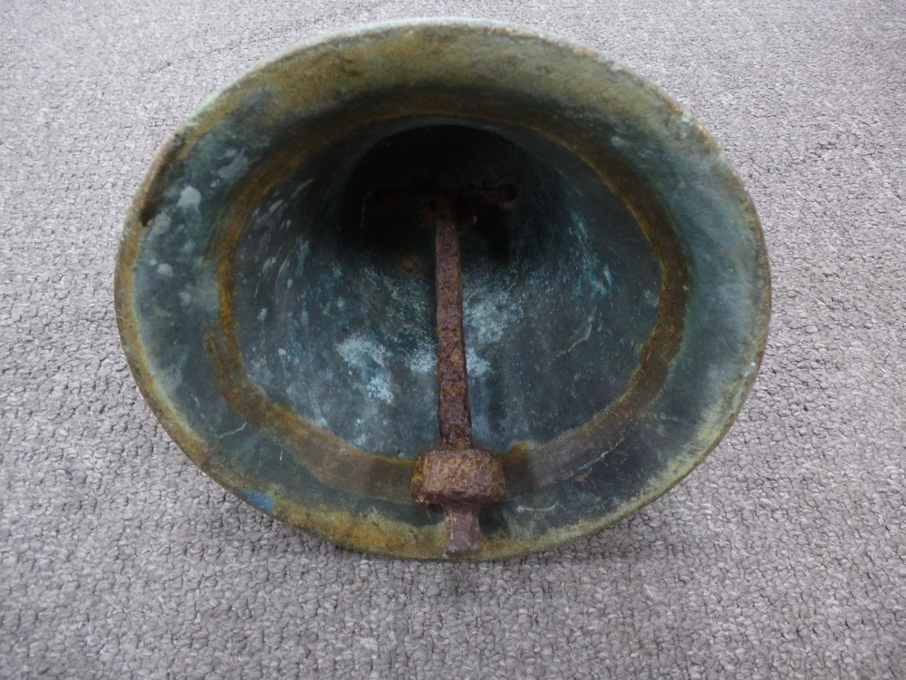 An old bronze bell, 22cms - Image 2 of 2