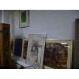 Modern Art, a collection of pencil signed prints and other originals to incl. Michael Griffiths,