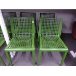 Desalto, a set of 4 Italian plastic chairs